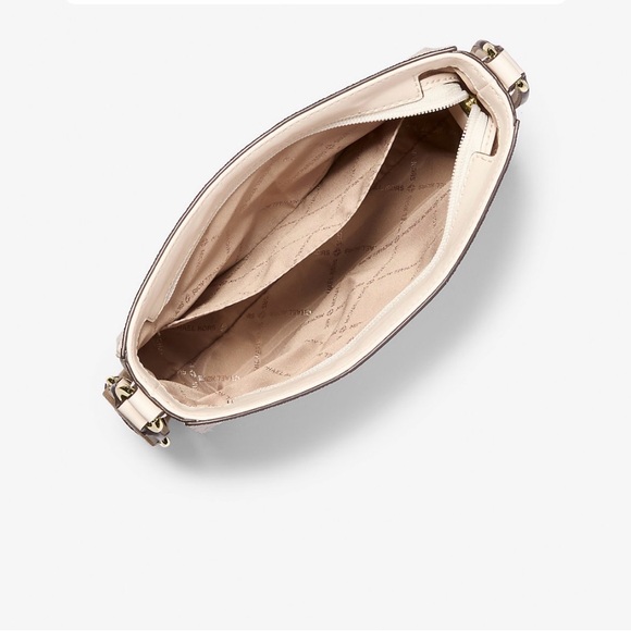 Michael Kors Jet Set Travel Cream and Gold Crossbody Bag - Picture 2 of 6